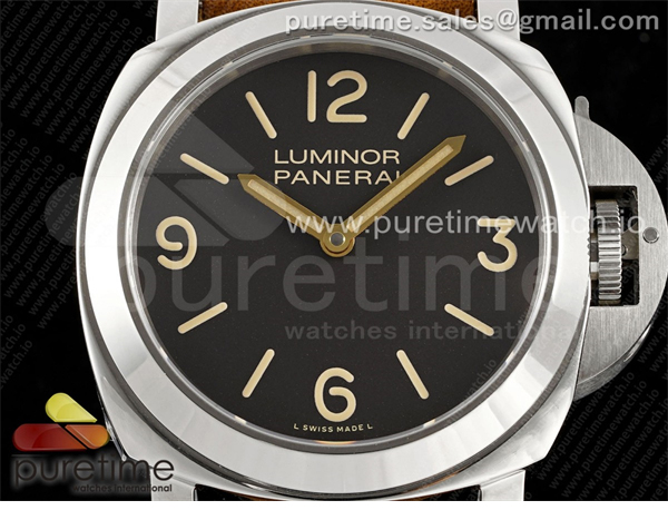 Panerai HW공장 파네라이 루미노르 PAM390 블랙다이얼 브라운스트랩 PAM390 N HWF 1_1 Best Edition Brown Dial on Brown Leather Strap A6497 레플리카 6번 이미지 - 시계 | 세미샵 레플리카 사이트