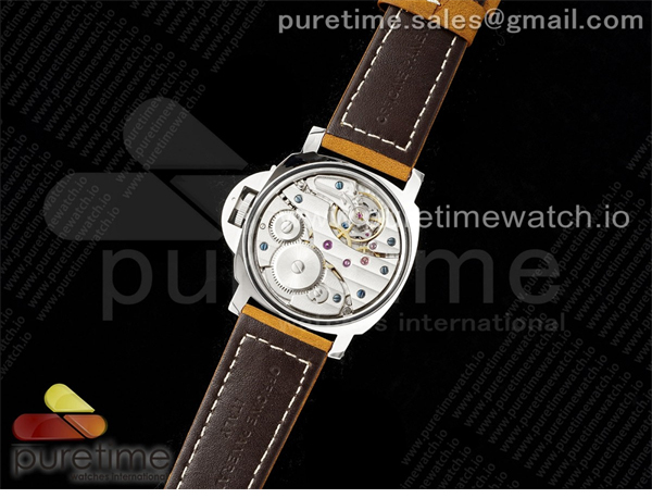 Panerai HW공장 파네라이 루미노르 PAM390 블랙다이얼 브라운스트랩 PAM390 N HWF 1_1 Best Edition Brown Dial on Brown Leather Strap A6497 레플리카 13번 이미지 - 시계 | 세미샵 레플리카 사이트