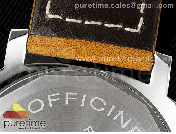 Panerai HW공장 파네라이 루미노르 PAM390 블랙다이얼 브라운스트랩 PAM390 N HWF 1_1 Best Edition Brown Dial on Brown Leather Strap A6497 레플리카 16번 이미지 - 시계 | 세미샵 레플리카 사이트
