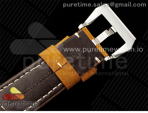 Panerai HW공장 파네라이 루미노르 PAM390 블랙다이얼 브라운스트랩 PAM390 N HWF 1_1 Best Edition Brown Dial on Brown Leather Strap A6497 레플리카 27번 이미지 - 시계 | 세미샵 레플리카 사이트
