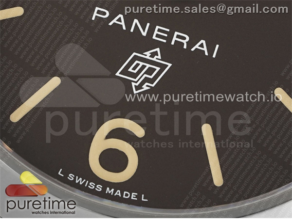 Panerai HW공장 파네라이 루미노르 PAM632 브라운다이얼 가죽스트랩 PAM632 N HWF 1_1 Best Edition Brown Dial on Brown Leather Strap A6497 레플리카 5번 이미지 - 시계 | 세미샵 레플리카 사이트
