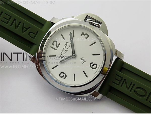 Panerai TT공장 파네라이 PAM1113 화이트다이얼 그린러버스트랩 PAM1113 W TTF 1_1 Best Edition White Dial on Green Rubber Strap A6497 레플리카 2번 이미지 - 시계 | 세미샵 레플리카 사이트