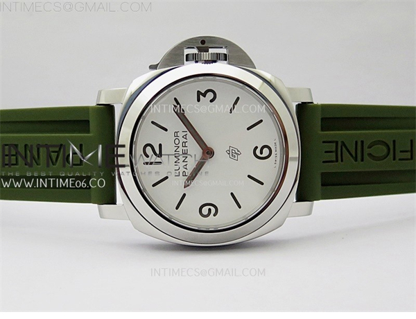 Panerai TT공장 파네라이 PAM1113 화이트다이얼 그린러버스트랩 PAM1113 W TTF 1_1 Best Edition White Dial on Green Rubber Strap A6497 레플리카 3번 이미지 - 시계 | 세미샵 레플리카 사이트
