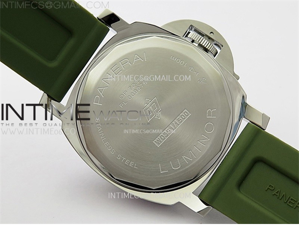 Panerai TT공장 파네라이 PAM1113 화이트다이얼 그린러버스트랩 PAM1113 W TTF 1_1 Best Edition White Dial on Green Rubber Strap A6497 레플리카 17번 이미지 - 시계 | 세미샵 레플리카 사이트