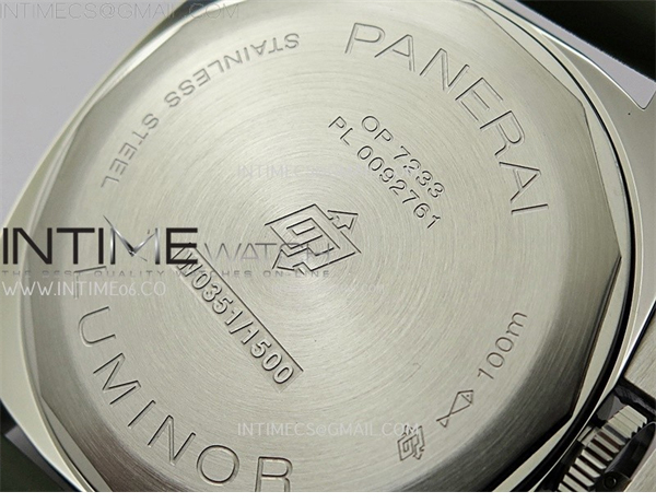 Panerai TT공장 파네라이 PAM1113 화이트다이얼 그린러버스트랩 PAM1113 W TTF 1_1 Best Edition White Dial on Green Rubber Strap A6497 레플리카 18번 이미지 - 시계 | 세미샵 레플리카 사이트
