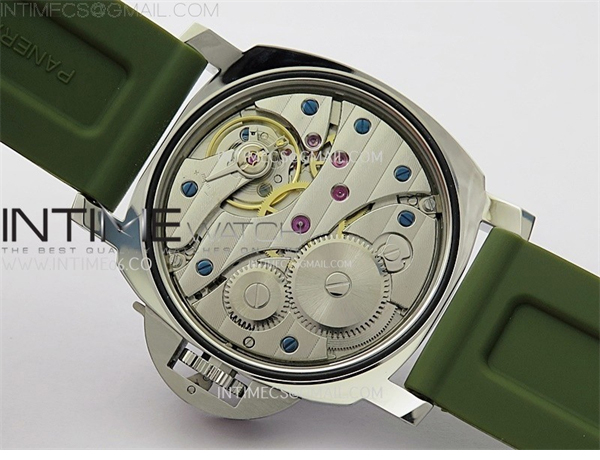 Panerai TT공장 파네라이 PAM1113 화이트다이얼 그린러버스트랩 PAM1113 W TTF 1_1 Best Edition White Dial on Green Rubber Strap A6497 레플리카 20번 이미지 - 시계 | 세미샵 레플리카 사이트
