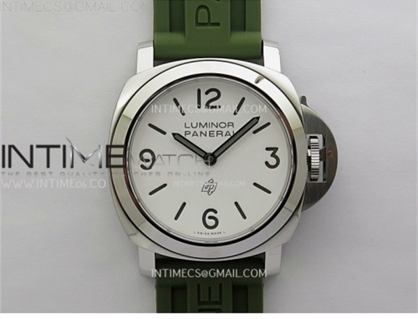 Panerai TT공장 파네라이 PAM1113 화이트다이얼 그린러버스트랩 PAM1113 W TTF 1_1 Best Edition White Dial on Green Rubber Strap A6497 레플리카 22번 이미지 - 시계 | 세미샵 레플리카 사이트