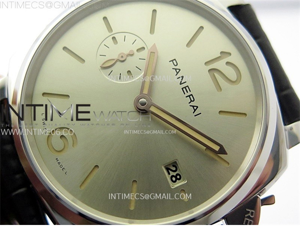 Panerai VS공장 파네라이 PAM1249 화이트선레이다이얼 블랙레더스트랩 PAM1249 X SS VSF 1_1 Best Edition White Sun Dial on Black Leather Strap Asian P900 레플리카 4번 이미지 - 시계 | 세미샵 레플리카 사이트