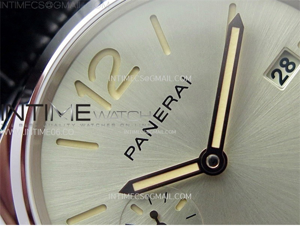 Panerai VS공장 파네라이 PAM1249 화이트선레이다이얼 블랙레더스트랩 PAM1249 X SS VSF 1_1 Best Edition White Sun Dial on Black Leather Strap Asian P900 레플리카 8번 이미지 - 시계 | 세미샵 레플리카 사이트
