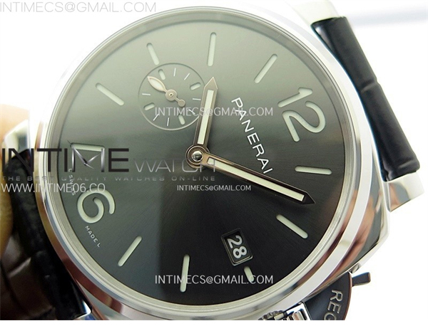 Panerai VS공장 파네라이 PAM1250 블랙다이얼 블랙가죽스트랩 PAM1250 X SS VSF 1_1 Best Edition Black Dial on Black Leather Strap Asian P900 레플리카 4번 이미지 - 시계 | 세미샵 레플리카 사이트