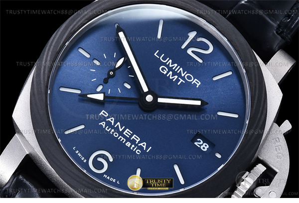 Panerai VS공장 파네라이 PAM1279 루미노르 Gmt 블루다이얼 가죽스트랩 PAM1279 Lum. GMT TI_LE Blue VSF P9010 레플리카 3번 이미지 - 시계 | 세미샵 레플리카 사이트