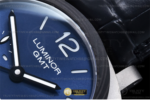 Panerai VS공장 파네라이 PAM1279 루미노르 Gmt 블루다이얼 가죽스트랩 PAM1279 Lum. GMT TI_LE Blue VSF P9010 레플리카 4번 이미지 - 시계 | 세미샵 레플리카 사이트