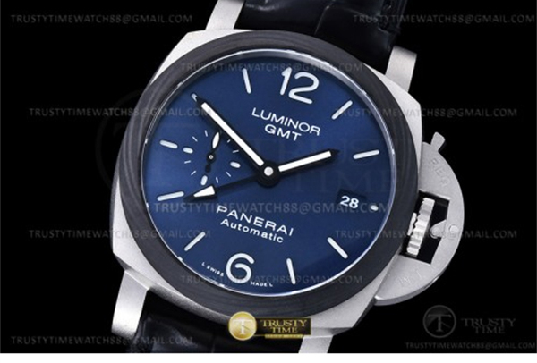 Panerai VS공장 파네라이 PAM1279 루미노르 Gmt 블루다이얼 가죽스트랩 PAM1279 Lum. GMT TI_LE Blue VSF P9010 레플리카 27번 이미지 - 시계 | 세미샵 레플리카 사이트