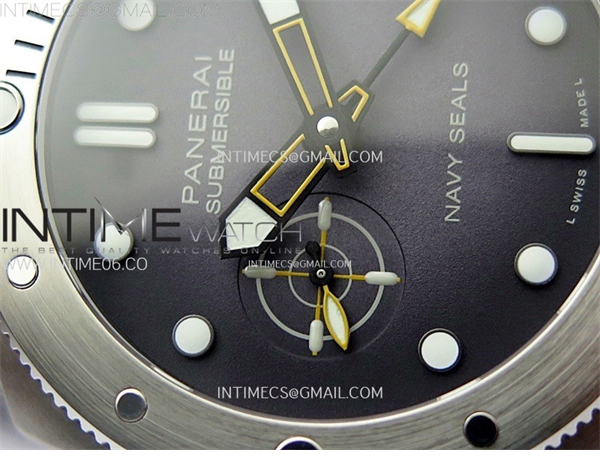 Panerai VS공장 파네라이 PAM1323 그레이다이얼 블랙러버스트랩 PAM1323 Y GMT VSF 1_1 Best Edition Dark Gray Dial on Black Rubber Strap P9011 레플리카 7번 이미지 - 시계 | 세미샵 레플리카 사이트