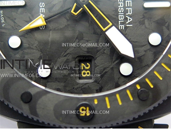 Panerai VS공장 파네라이 PAM1324 카보테크 카본다이얼 러버스트랩 PAM1324 Carbotech 44mm GMT VSF 1_1 Best Edition Carbon Dial on Black Rubber Strap P.9011 레플리카 5번 이미지 - 시계 | 세미샵 레플리카 사이트