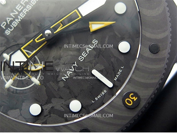 Panerai VS공장 파네라이 PAM1324 카보테크 카본다이얼 러버스트랩 PAM1324 Carbotech 44mm GMT VSF 1_1 Best Edition Carbon Dial on Black Rubber Strap P.9011 레플리카 6번 이미지 - 시계 | 세미샵 레플리카 사이트