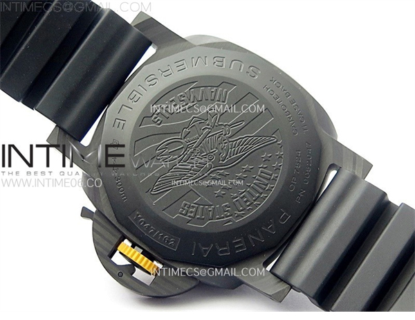 Panerai VS공장 파네라이 PAM1324 카보테크 카본다이얼 러버스트랩 PAM1324 Carbotech 44mm GMT VSF 1_1 Best Edition Carbon Dial on Black Rubber Strap P.9011 레플리카 18번 이미지 - 시계 | 세미샵 레플리카 사이트