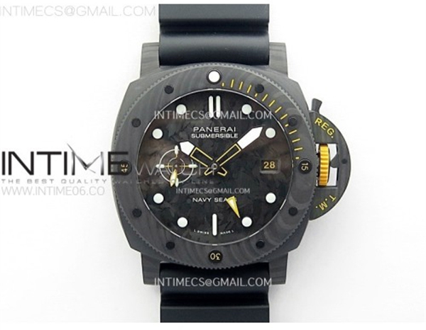 Panerai VS공장 파네라이 PAM1324 카보테크 카본다이얼 러버스트랩 PAM1324 Carbotech 44mm GMT VSF 1_1 Best Edition Carbon Dial on Black Rubber Strap P.9011 레플리카 26번 이미지 - 시계 | 세미샵 레플리카 사이트