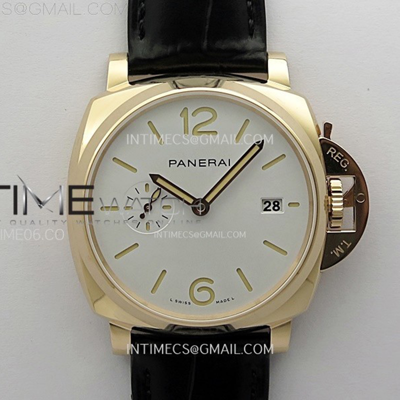 Panerai VS공장 파네라이 PAM1336 화이트다이얼 블랙버러스트랩 PAM1336 Y RG VSF 1_1 Best Edition White Dial on Black Leather Strap Asian P900 레플리카 1번 이미지 - 시계 | 세미샵 레플리카 사이트
