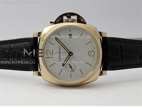 Panerai VS공장 파네라이 PAM1336 화이트다이얼 블랙버러스트랩 PAM1336 Y RG VSF 1_1 Best Edition White Dial on Black Leather Strap Asian P900 레플리카 3번 이미지 - 시계 | 세미샵 레플리카 사이트