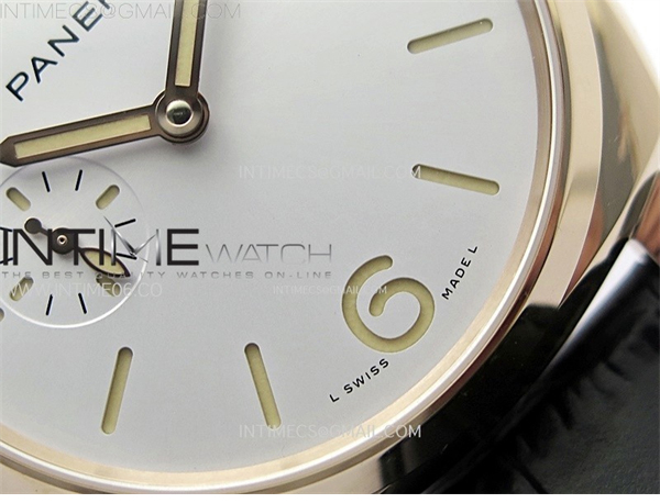 Panerai VS공장 파네라이 PAM1336 화이트다이얼 블랙버러스트랩 PAM1336 Y RG VSF 1_1 Best Edition White Dial on Black Leather Strap Asian P900 레플리카 6번 이미지 - 시계 | 세미샵 레플리카 사이트