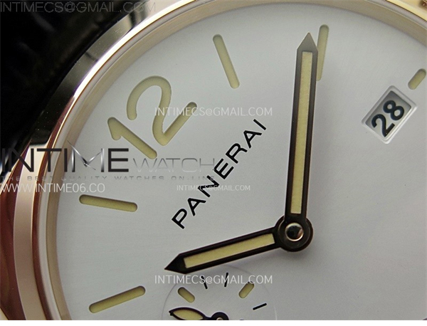 Panerai VS공장 파네라이 PAM1336 화이트다이얼 블랙버러스트랩 PAM1336 Y RG VSF 1_1 Best Edition White Dial on Black Leather Strap Asian P900 레플리카 8번 이미지 - 시계 | 세미샵 레플리카 사이트