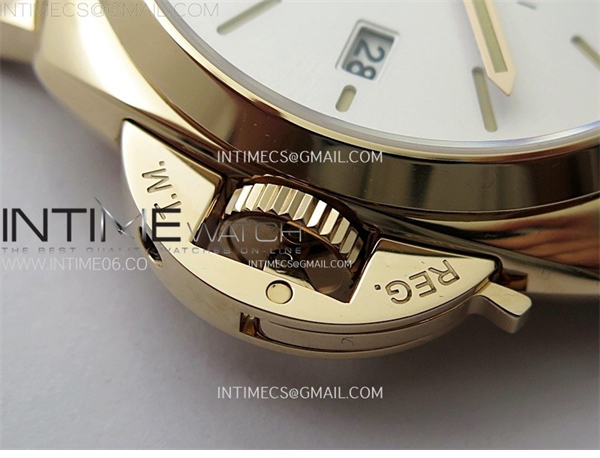Panerai VS공장 파네라이 PAM1336 화이트다이얼 블랙버러스트랩 PAM1336 Y RG VSF 1_1 Best Edition White Dial on Black Leather Strap Asian P900 레플리카 9번 이미지 - 시계 | 세미샵 레플리카 사이트