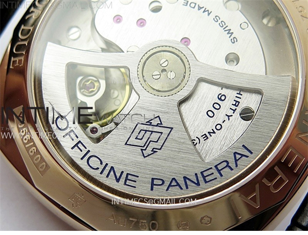 Panerai VS공장 파네라이 PAM1336 화이트다이얼 블랙버러스트랩 PAM1336 Y RG VSF 1_1 Best Edition White Dial on Black Leather Strap Asian P900 레플리카 16번 이미지 - 시계 | 세미샵 레플리카 사이트