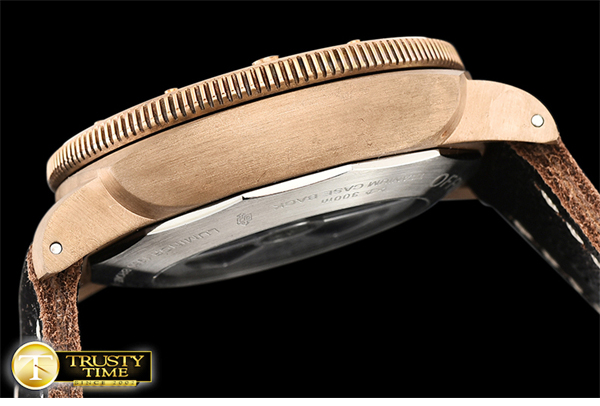 Panerai VS공장 파네라이 PAM382 브론조 그린다이얼 가죽스트랩 PAM382N Bronzo Submersible BR_LE Green VSF V2 Mod9000 레플리카 7번 이미지 - 시계 | 세미샵 레플리카 사이트