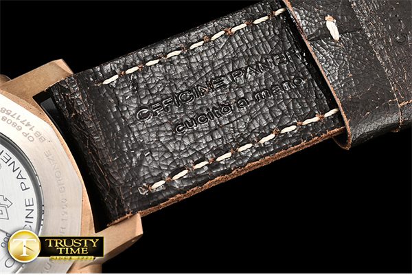 Panerai VS공장 파네라이 PAM382 브론조 그린다이얼 가죽스트랩 PAM382N Bronzo Submersible BR_LE Green VSF V2 Mod9000 레플리카 8번 이미지 - 시계 | 세미샵 레플리카 사이트