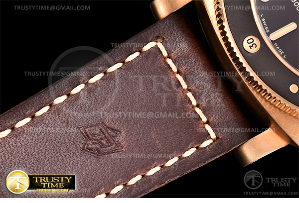 Panerai VS공장 파네라이 PAM968 브론조 브라운다이얼 가죽스트랩 PAM 968 Submersible Bronzo 47mm BR_LE Brn VSF Mod 9010 레플리카 13번 이미지 - 시계 | 세미샵 레플리카 사이트