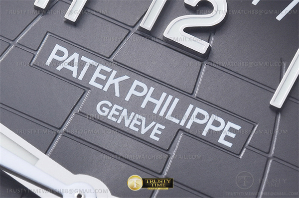 Patek Philippe 3K공장 아쿠아넛 그레이다이얼 러버스트랩 Aquanaut Ref.5167 SS_RU Grey_Num 3KF V3 A330 레플리카 8번 이미지 - 시계 | 세미샵 레플리카 사이트