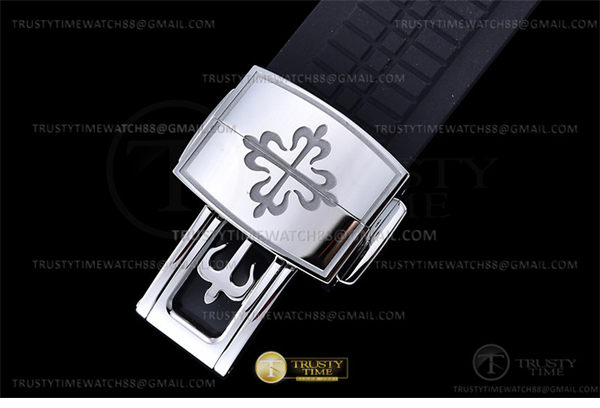 Patek Philippe 3K공장 아쿠아넛 그레이다이얼 러버스트랩 Aquanaut Ref.5167 SS_RU Grey_Num 3KF V3 A330 레플리카 10번 이미지 - 시계 | 세미샵 레플리카 사이트