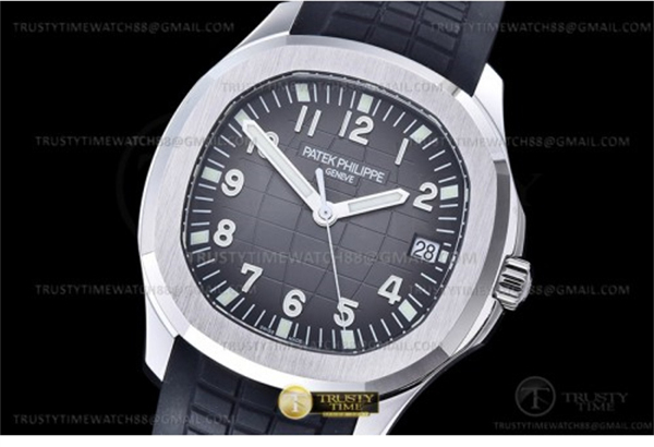 Patek Philippe 3K공장 아쿠아넛 그레이다이얼 러버스트랩 Aquanaut Ref.5167 SS_RU Grey_Num 3KF V3 A330 레플리카 23번 이미지 - 시계 | 세미샵 레플리카 사이트