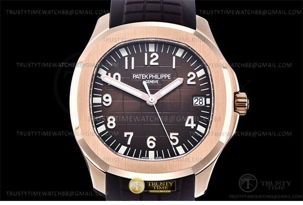 Patek Philippe 3K공장 아쿠아넛 로즈골드금통 브라운다이얼 러버스트랩 Aquanaut Ref.5167 RG_RU Brown_Num 3KF V3 A330 레플리카 3번 이미지 - 시계 | 세미샵 레플리카 사이트