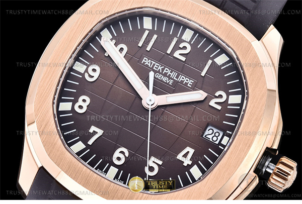 Patek Philippe 3K공장 아쿠아넛 로즈골드금통 브라운다이얼 러버스트랩 Aquanaut Ref.5167 RG_RU Brown_Num 3KF V3 A330 레플리카 5번 이미지 - 시계 | 세미샵 레플리카 사이트