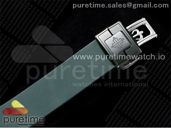 Patek Philippe AMG공장 파텍필립 노틸러스 5711 그린풀세라믹 블루다이얼 그린러버스트랩 AET Nautilus 5711 Green Ceramic AMGF Best Edition Blue Dial on Green Rubber Strap MIYOTA 9015 레플리카 27번 이미지 - 시계 | 세미샵 레플리카 사이트