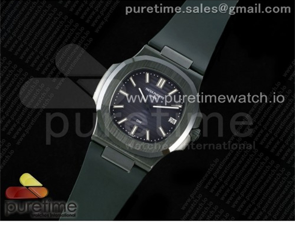 Patek Philippe AMG공장 파텍필립 노틸러스 5711 그린풀세라믹 블루다이얼 그린러버스트랩 AET Nautilus 5711 Green Ceramic AMGF Best Edition Blue Dial on Green Rubber Strap MIYOTA 9015 레플리카 32번 이미지 - 시계 | 세미샵 레플리카 사이트