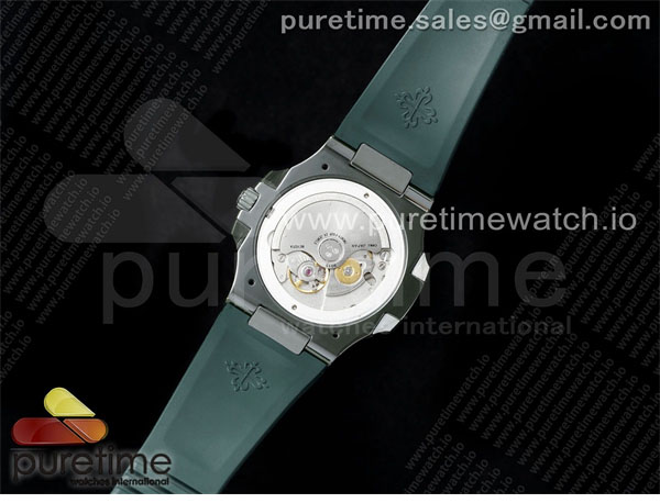 Patek Philippe AMG공장 파텍필립 노틸러스 5711 그린풀세라믹 화이트다이얼 그린러버스트랩 AET Nautilus 5711 Green Ceramic AMGF Best Edition White Dial on Green Rubber Strap MIYOTA 9015 레플리카 13번 이미지 - 시계 | 세미샵 레플리카 사이트