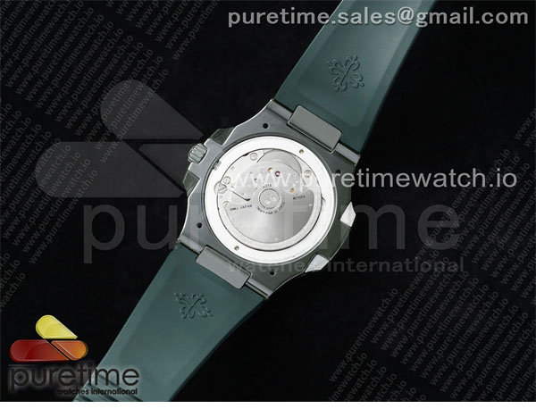 Patek Philippe AMG공장 파텍필립 노틸러스 5711 그린풀세라믹 화이트다이얼 그린러버스트랩 AET Nautilus 5711 Green Ceramic AMGF Best Edition White Dial on Green Rubber Strap MIYOTA 9015 레플리카 14번 이미지 - 시계 | 세미샵 레플리카 사이트