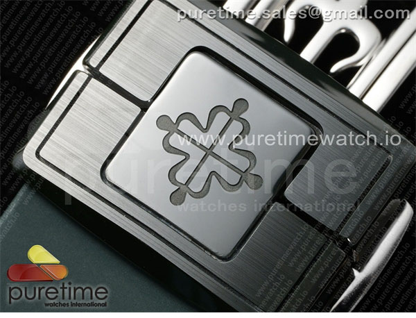 Patek Philippe AMG공장 파텍필립 노틸러스 5711 그린풀세라믹 화이트다이얼 그린러버스트랩 AET Nautilus 5711 Green Ceramic AMGF Best Edition White Dial on Green Rubber Strap MIYOTA 9015 레플리카 28번 이미지 - 시계 | 세미샵 레플리카 사이트