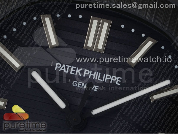 Patek Philippe AMG공장 파텍필립 노틸러스 5711 블랙풀세라믹 블루다이얼 블랙러버스트랩 AET Nautilus 5711 Black Ceramic AMGF Best Edition Blue Dial on Black Rubber Strap MIYOTA 9015 레플리카 3번 이미지 - 시계 | 세미샵 레플리카 사이트
