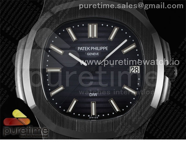 Patek Philippe AMG공장 파텍필립 노틸러스 5711 블랙풀세라믹 블루다이얼 블랙러버스트랩 AET Nautilus 5711 Black Ceramic AMGF Best Edition Blue Dial on Black Rubber Strap MIYOTA 9015 레플리카 7번 이미지 - 시계 | 세미샵 레플리카 사이트