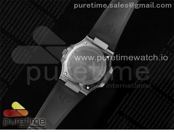 Patek Philippe AMG공장 파텍필립 노틸러스 5711 블랙풀세라믹 블루다이얼 블랙러버스트랩 AET Nautilus 5711 Black Ceramic AMGF Best Edition Blue Dial on Black Rubber Strap MIYOTA 9015 레플리카 11번 이미지 - 시계 | 세미샵 레플리카 사이트