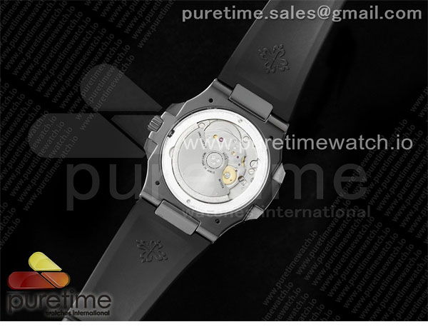 Patek Philippe AMG공장 파텍필립 노틸러스 5711 블랙풀세라믹 블루다이얼 블랙러버스트랩 AET Nautilus 5711 Black Ceramic AMGF Best Edition Blue Dial on Black Rubber Strap MIYOTA 9015 레플리카 13번 이미지 - 시계 | 세미샵 레플리카 사이트