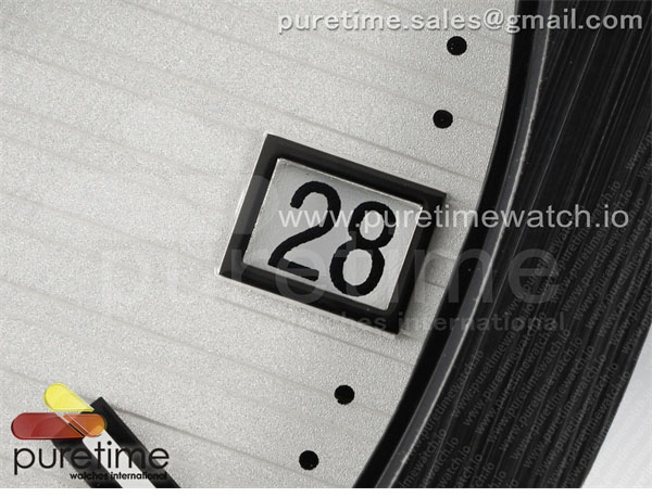 Patek Philippe AMG공장 파텍필립 노틸러스 5711 블랙풀세라믹 화이트다이얼 블랙러버스트랩 AET Nautilus 5711 Black Ceramic AMGF Best Edition White Dial on Black Rubber Strap MIYOTA 9015 레플리카 5번 이미지 - 시계 | 세미샵 레플리카 사이트