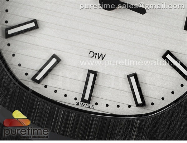 Patek Philippe AMG공장 파텍필립 노틸러스 5711 블랙풀세라믹 화이트다이얼 블랙러버스트랩 AET Nautilus 5711 Black Ceramic AMGF Best Edition White Dial on Black Rubber Strap MIYOTA 9015 레플리카 6번 이미지 - 시계 | 세미샵 레플리카 사이트