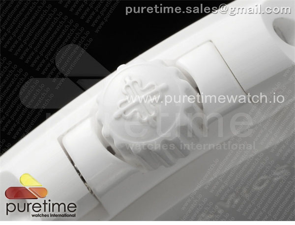 Patek Philippe AMG공장 파텍필립 노틸러스 5711 화이트풀세라믹 티파니블루다이얼 화이트러버스트랩 AET Nautilus 5711 White Ceramic AMGF Best Edition Tiffany Blue Dial on White Rubber Strap MIYOTA 9015 레플리카 10번 이미지 - 시계 | 세미샵 레플리카 사이트