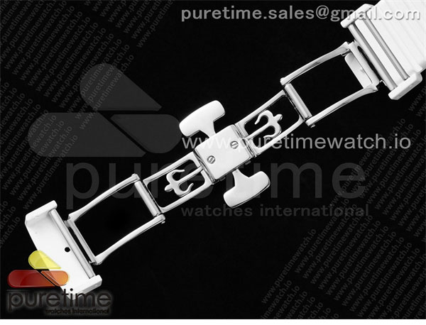 Patek Philippe AMG공장 파텍필립 노틸러스 5711 화이트풀세라믹 티파니블루다이얼 화이트러버스트랩 AET Nautilus 5711 White Ceramic AMGF Best Edition Tiffany Blue Dial on White Rubber Strap MIYOTA 9015 레플리카 33번 이미지 - 시계 | 세미샵 레플리카 사이트