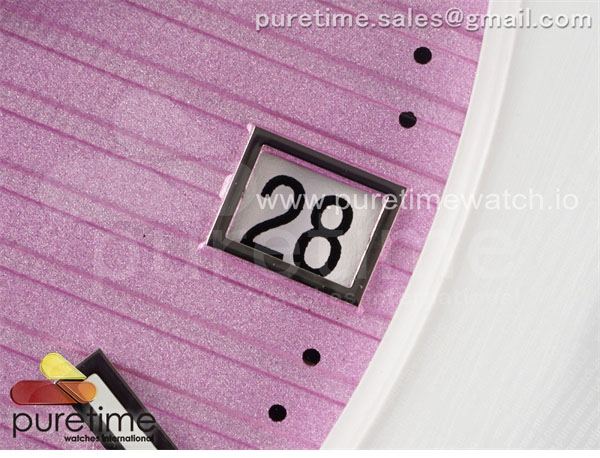 Patek Philippe AMG공장 파텍필립 노틸러스 5711 화이트풀세라믹 핑크다이얼 화이트러버스트랩 AET Nautilus 5711 White Ceramic AMGF Best Edition Pink Dial on White Rubber Strap MIYOTA 9015 레플리카 5번 이미지 - 시계 | 세미샵 레플리카 사이트